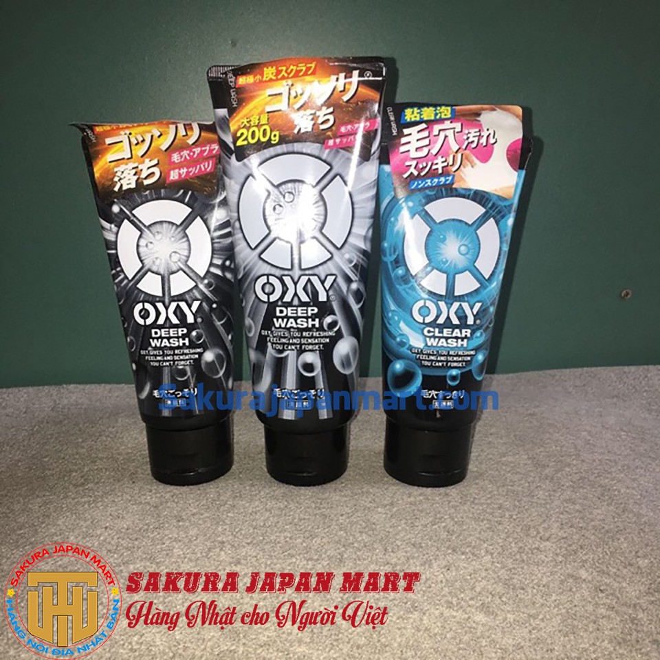 Sữa Rửa Mặt Cho Nam Oxy Deep Wash 130g Nhật Bản